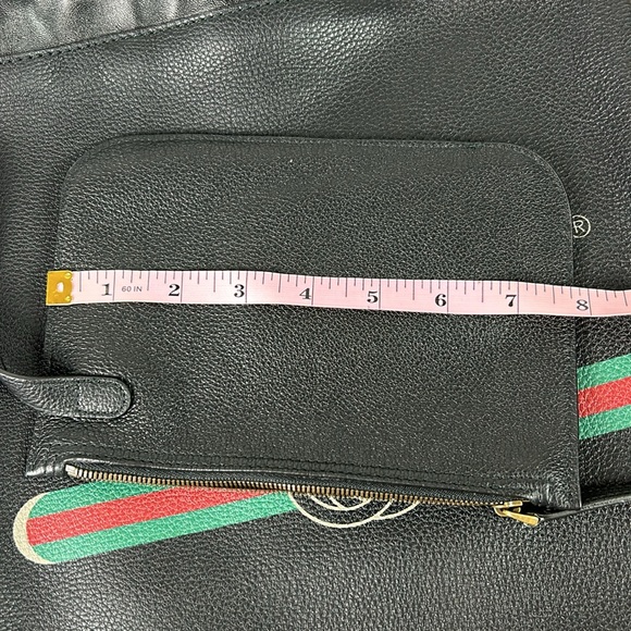 Perfect condition Gucci Logo Print calfskin Leather Drawstring Backpack - Picture 7 of 15